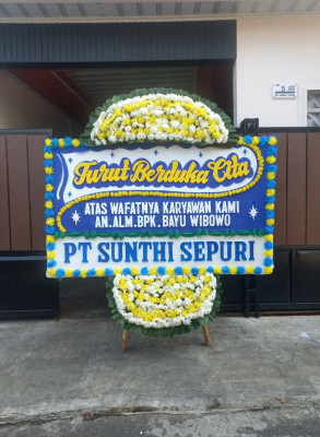 Papan Bunga Duka di Tirtohargo
